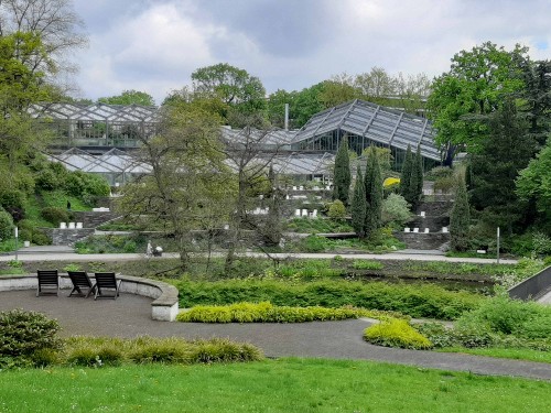 Jungiusstraße, Tropengewächshäuser