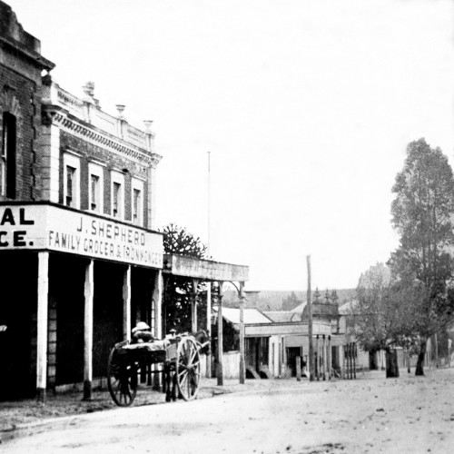 74 Sussex St - site of Shepherd's grocery store and ironmongery store