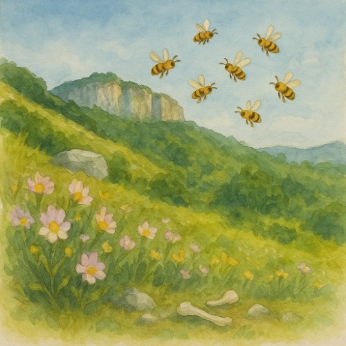 La leggenda delle api al Sasso