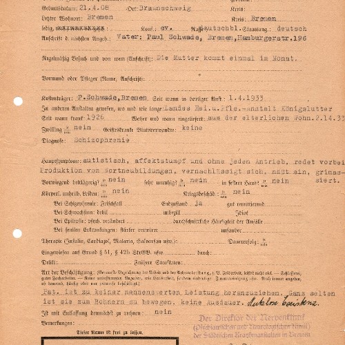 Station 3: Zwangssterilisation und Abtreibungen aufgrund "eugenischer Indikation"