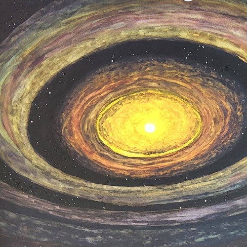 "ENTSTEHUNG DER ERDE" (vor 4.600 Mio. Jahren)