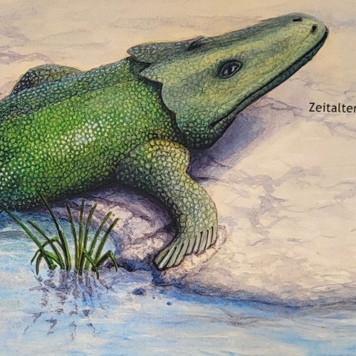 "LANDGANG DER FISCHE" (vor 375 Mio. Jahren)