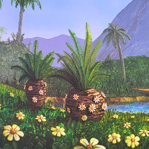 "BLÜTENPFLANZEN" (vor 130 Mio. Jahren)