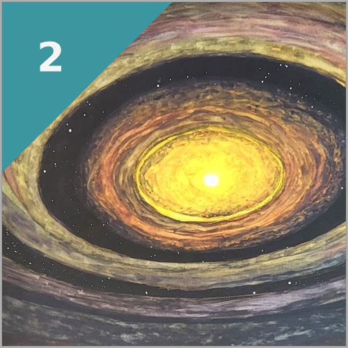 ERDE ENTSTEHT (vor 4.600 Mio. Jahren)