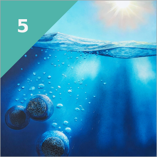 PHOTOSYNTHESE / EISZEIT (vor 2.500 Mio. Jahren)