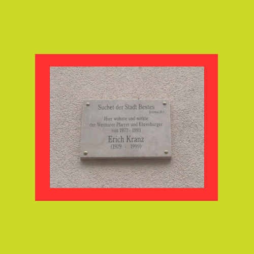 Station 1: Erich Kranz Gedenktafel