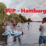SUP in Hamburg - Rundtour Kanäle und Fleete um die Alster