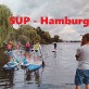 SUP in Hamburg - Rundtour Kanäle und Fleete um die Alster