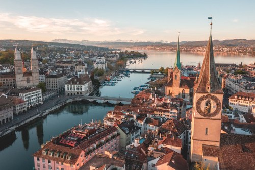Zürich - Vom Bahnhof durch die Altstadt zum See